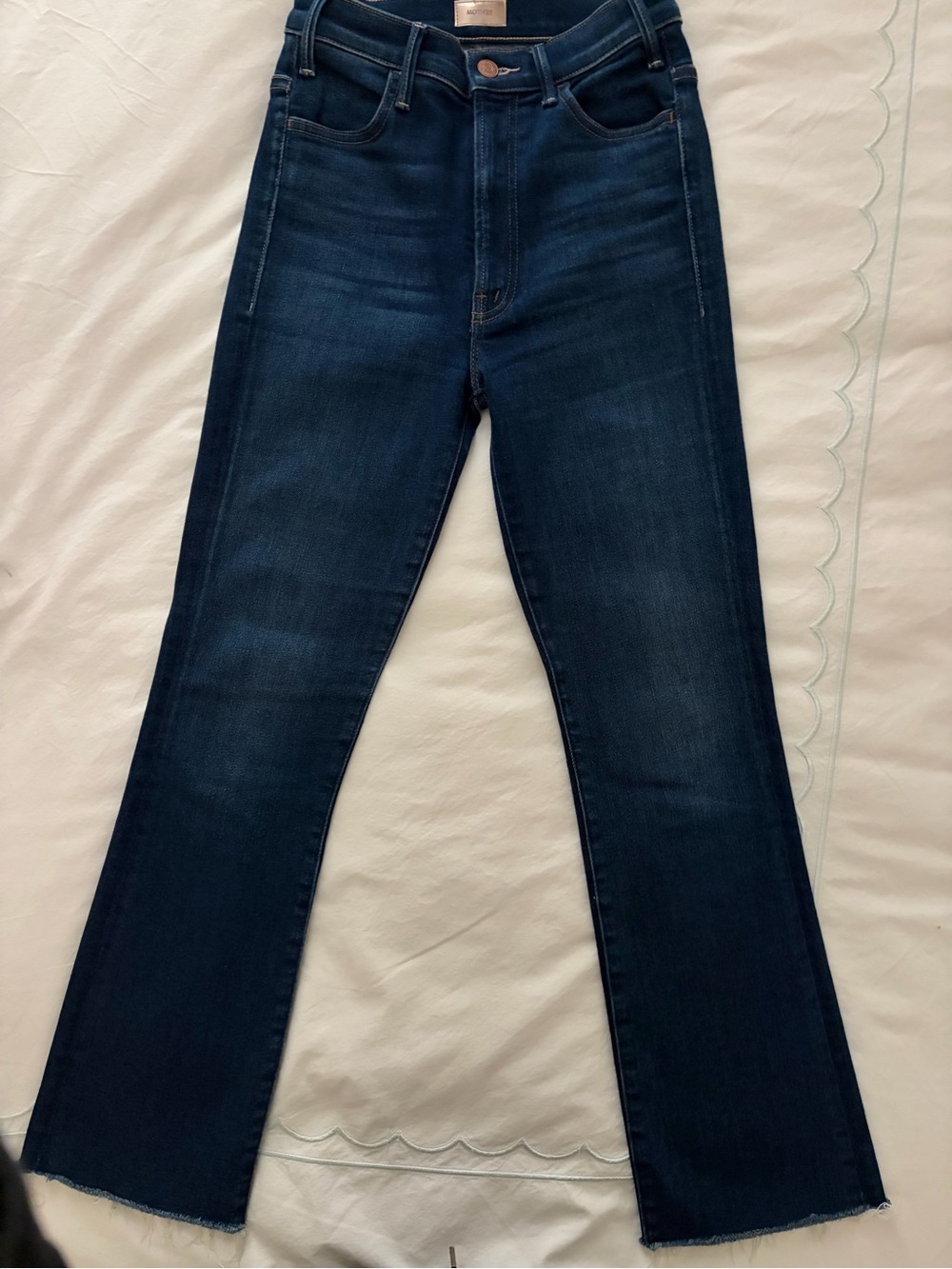 MOTHER Jeans HustlerAnkle Fray
